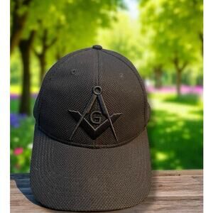 Masonic Revival Hat Cap Freemasons United States Just Ask Embroidered 3D Black